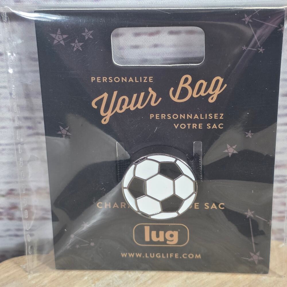 Lug Novelty Bag Charm Soccer Ball NEW